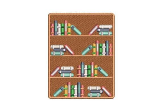 Bookshelf Embroidery Design Review