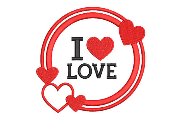 I Love Hearts with Letter Embroidery Review