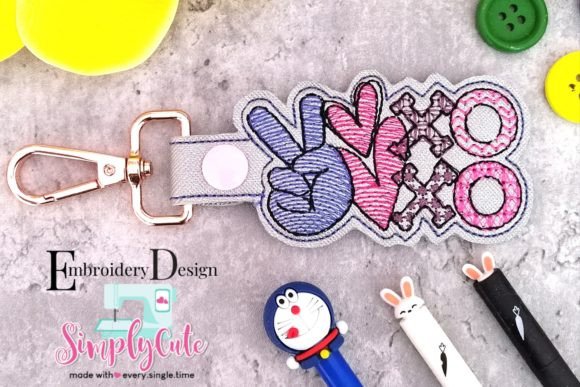 ITH Keychain Peace Love XOXO Valentine Review