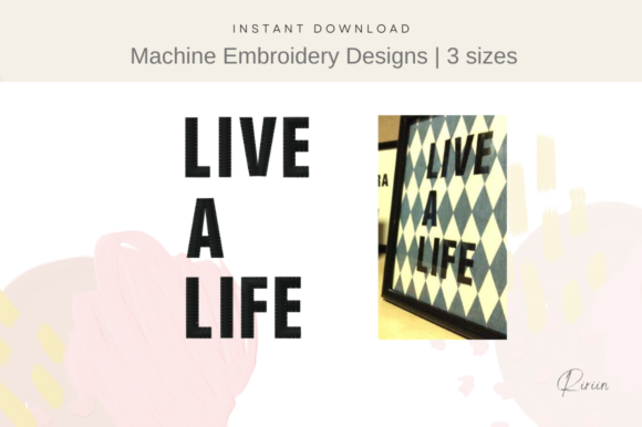 Live a Life: A Designer's Review for Meaningful Embroidered Gifts