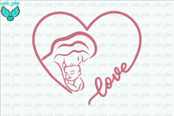 Mom and Baby Love Heart Design Review