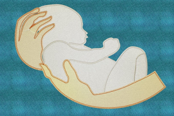 Mother Holding Her Baby Design Review