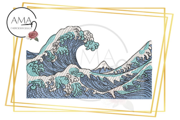 The Great Wave off Kanagawa Colored Design Review